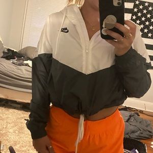Nike crop rain jacket!